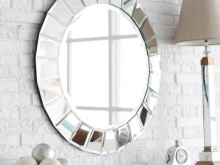 ﻿﻿Фацетное зеркало в интерьере - 40+ фото, красивые дизайнерские идеи