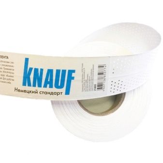 ﻿﻿Бумажная лента Knauf для швов ГКЛ самое правильное решение для армирования