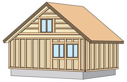 Обшить фасады деревянного дома сайдингом