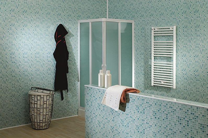30 идей оформления ванной пластиковыми панелями