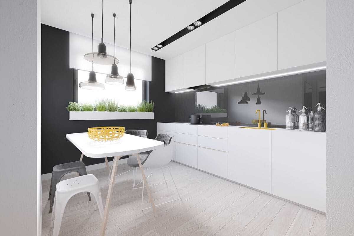 Белая кухня — обзор лучших дизайнерских решений
